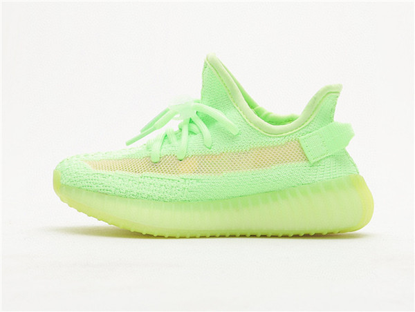 Youth Running Weapon Yeezy 350 V2 Green Shoes 018